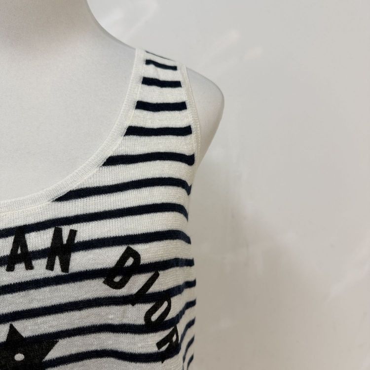 Dior Christian Dior Striped Tank Top Size FR 36 Size XS / US 0-2 / IT 36-38 - 6 Thumbnail