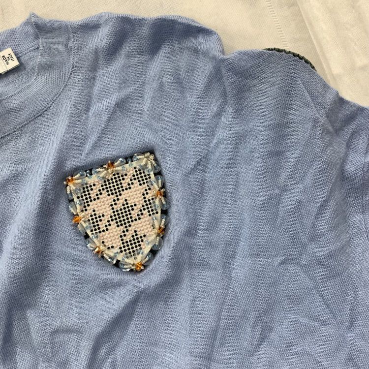 Dior Dior Bead Patch Knit Top Size 36 Size XS / US 0-2 / IT 36-38 - 6 Thumbnail
