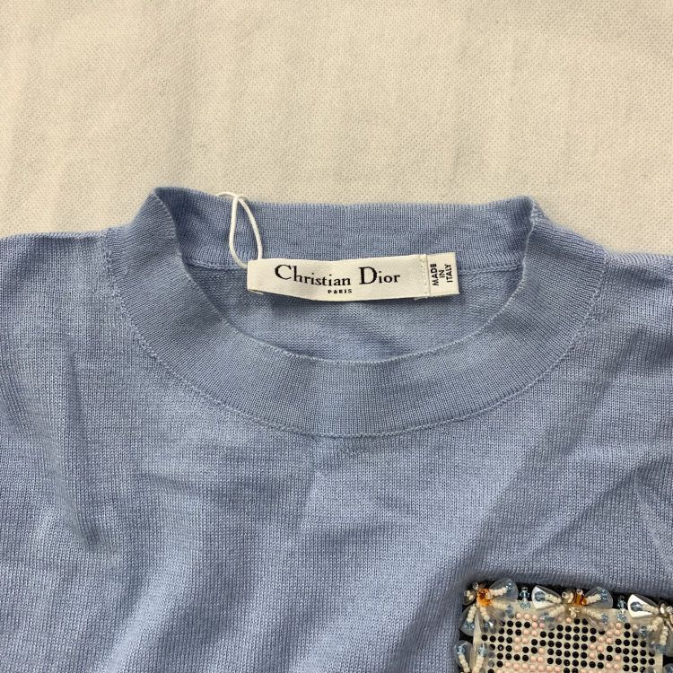 Dior Dior Bead Patch Knit Top Size 36 Size XS / US 0-2 / IT 36-38 - 7 Thumbnail
