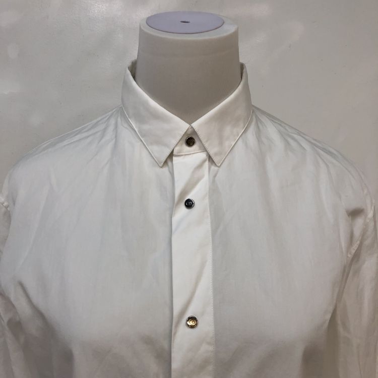Dior Dior Cotton Button Up Shirt Size S Size US S / EU 44-46 / 1 - 2 Thumbnail