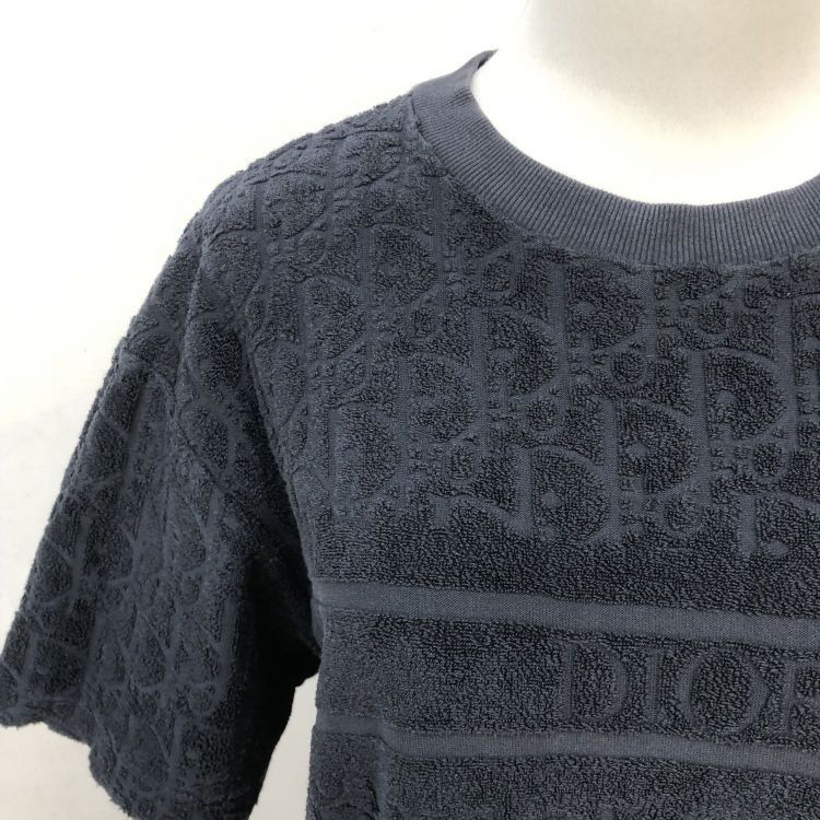 Dior Dior Oblique Terry Cloth T-Shirt Size XS Size US XS / EU 42 / 0 - 5 Thumbnail