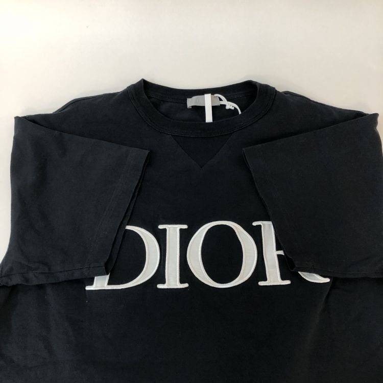 Dior Dior Embroidered Logo T-Shirt Black Size XS Size US XS / EU 42 / 0 - 9 Thumbnail