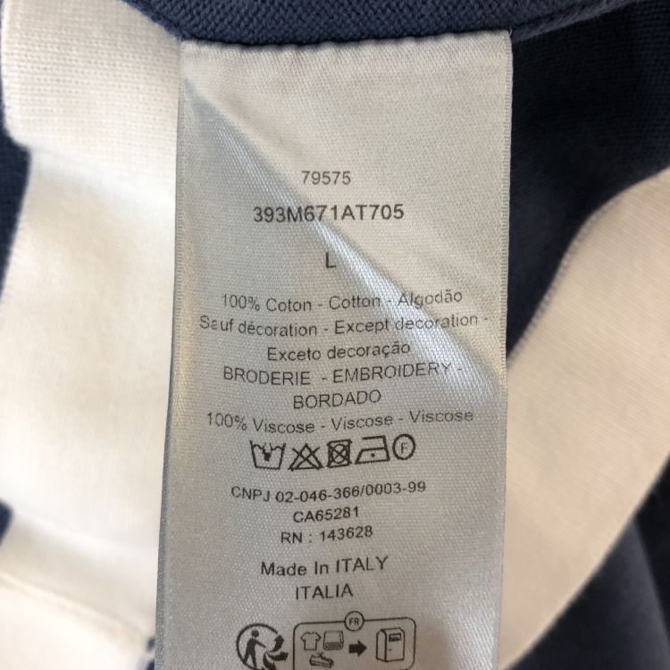 Dior Dior x Dior Tears Colorblock T-Shirt Size L Size US L / EU 52-54 / 3 - 4 Thumbnail