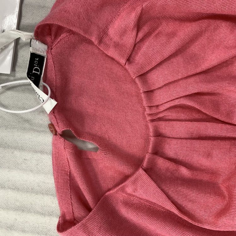 Dior Dior Pink Cashmere Silk Knit Sweater Size 42 Size M / US 6-8 / IT 42-44 - 6 Thumbnail