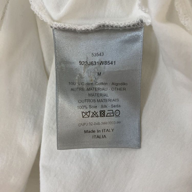 Dior Dior Logo Embroidery T-Shirt Size M Size US M / EU 48-50 / 2 - 4 Thumbnail