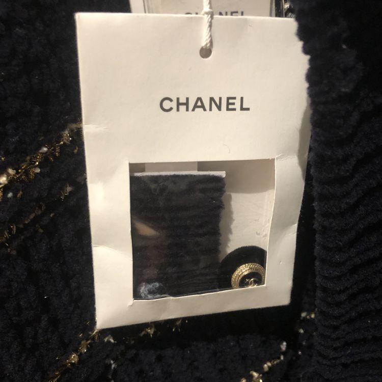 Chanel Chanel Metallic Stripe Belted Knit Coat Size 36 Size XS / US 0-2 / IT 36-38 - 6 Thumbnail