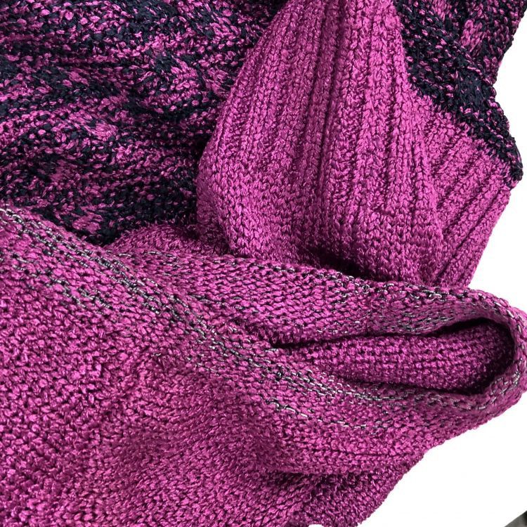 Chanel Chanel Purple Knit Pattern Mini Dress Size 36 Size XS / US 0-2 / IT 36-38 - 10 Thumbnail