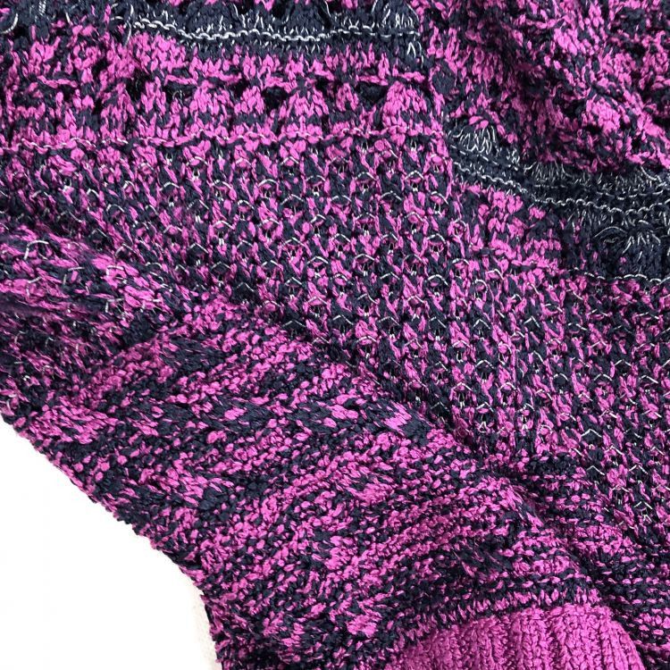 Chanel Chanel Purple Knit Pattern Mini Dress Size 36 Size XS / US 0-2 / IT 36-38 - 11 Thumbnail