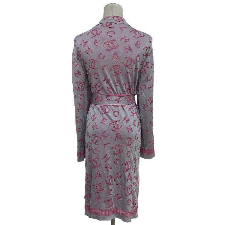 Chanel Chanel Logo Pattern Knit Midi Dress Size 36 Size XS / US 0-2 / IT 36-38 - 2 Thumbnail