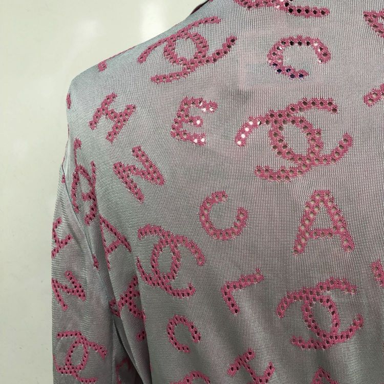 Chanel Chanel Logo Pattern Knit Midi Dress Size 36 Size XS / US 0-2 / IT 36-38 - 8 Thumbnail