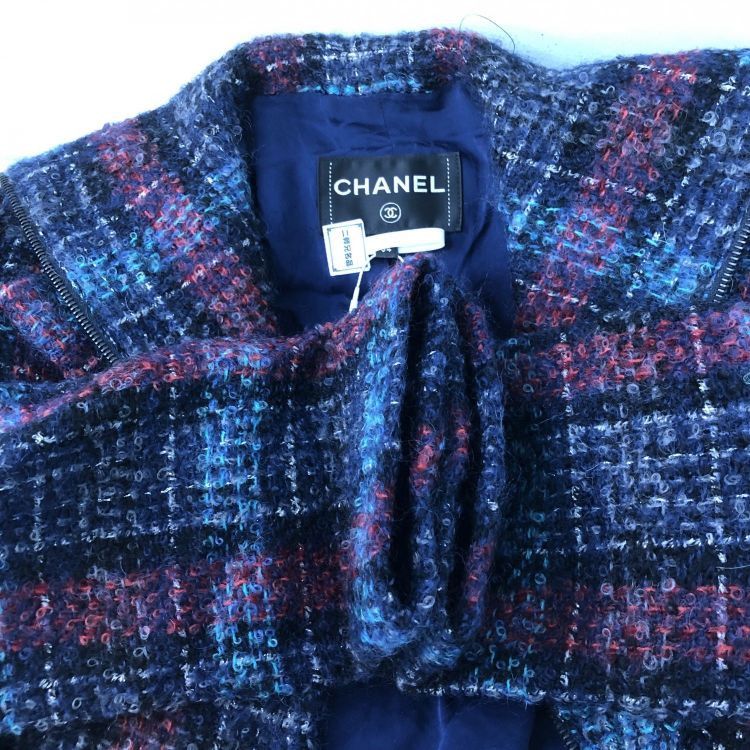 Chanel Chanel Plaid Tweed Coat Size 34 Size XS / US 0-2 / IT 36-38 - 12 Thumbnail