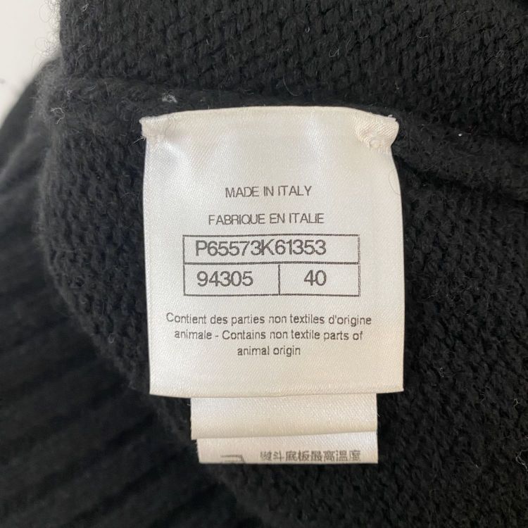 Chanel Chanel Leather Camellia Sweater Size 40 Size M / US 6-8 / IT 42-44 - 4 Thumbnail