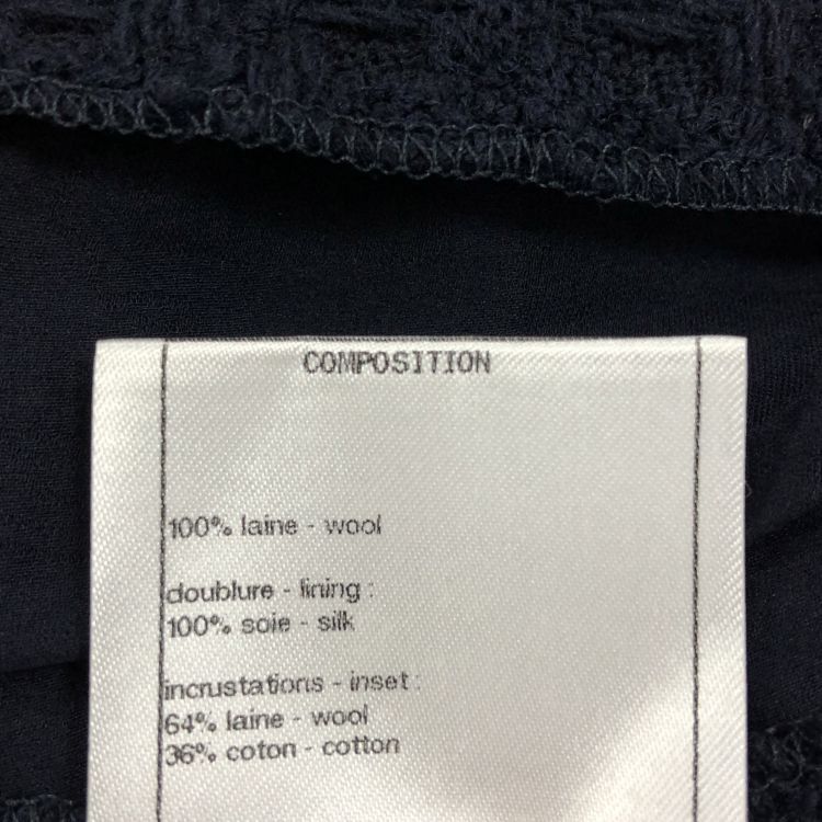 Chanel Chanel Navy Textured Button Jacket Size 34 Size XS / US 0-2 / IT 36-38 - 3 Thumbnail