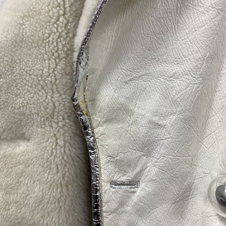 Chanel Chanel Metallic Silver Shearling Jacket Size 34 Size XS / US 0-2 / IT 36-38 - 5 Thumbnail