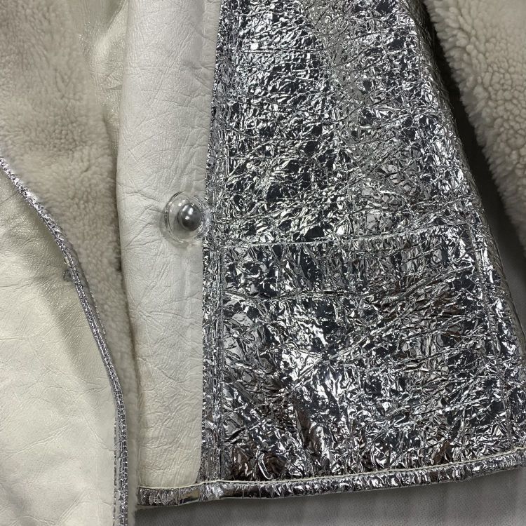 Chanel Chanel Metallic Silver Shearling Jacket Size 34 Size XS / US 0-2 / IT 36-38 - 10 Thumbnail