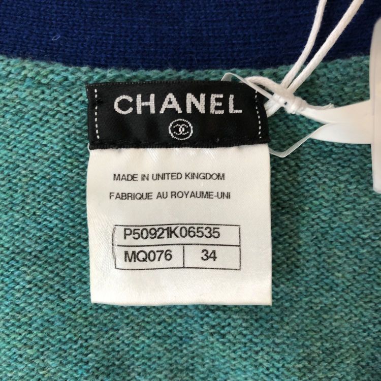 Chanel Chanel Cashmere Colorblock Cardigan Size 34 Size XS / US 0-2 / IT 36-38 - 3 Thumbnail