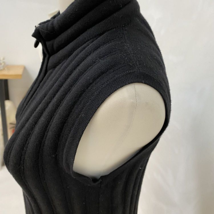 Chanel Chanel Ribbed Knit Zip Up Vest Size 36 Size XS / US 0-2 / IT 36-38 - 7 Thumbnail