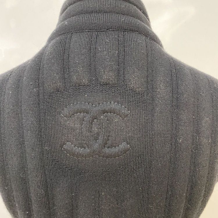 Chanel Chanel Ribbed Knit Zip Up Vest Size 36 Size XS / US 0-2 / IT 36-38 - 5 Thumbnail