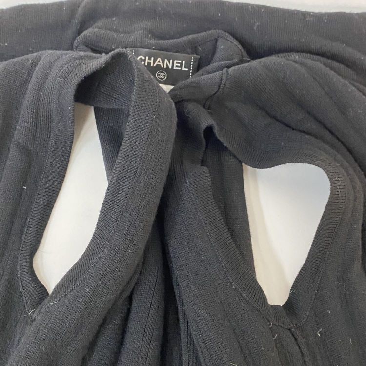 Chanel Chanel Ribbed Knit Zip Up Vest Size 36 Size XS / US 0-2 / IT 36-38 - 8 Thumbnail