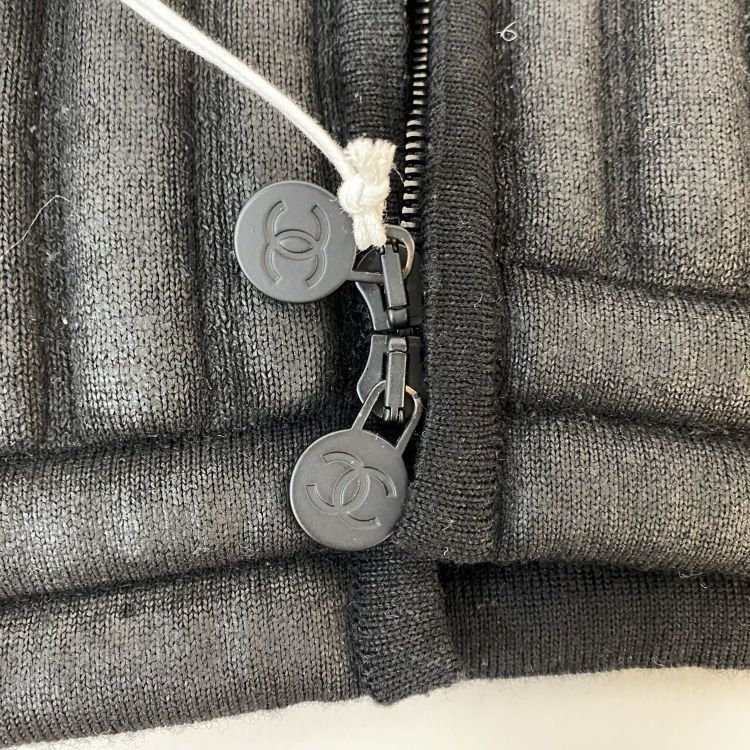 Chanel Chanel Ribbed Knit Zip Up Vest Size 36 Size XS / US 0-2 / IT 36-38 - 10 Thumbnail