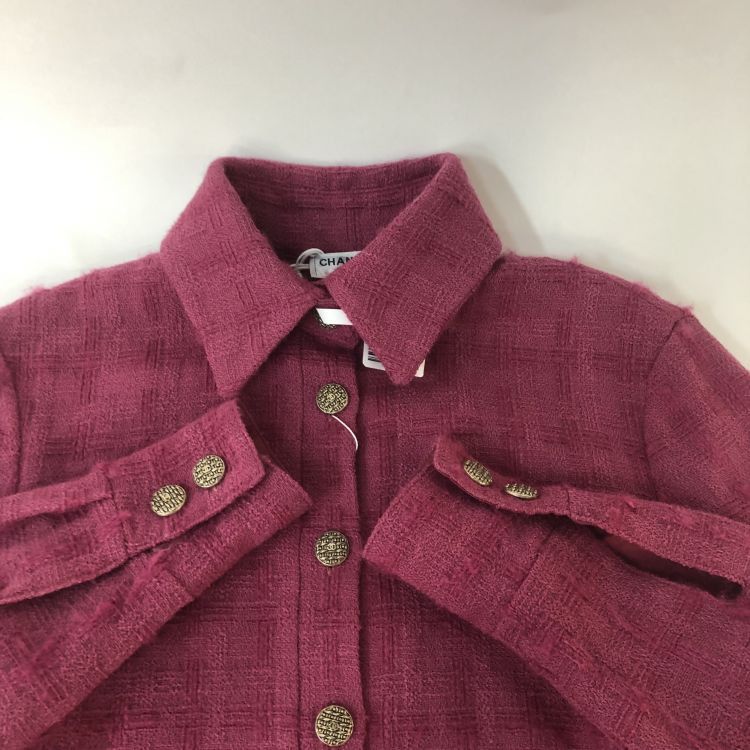 Chanel Chanel Textured Wool Button-Up Jacket Size 36 Size XS / US 0-2 / IT 36-38 - 9 Thumbnail