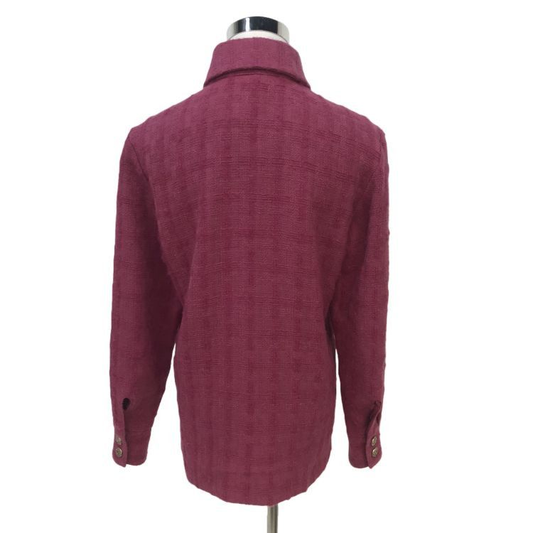 Chanel Chanel Textured Wool Button-Up Jacket Size 36 Size XS / US 0-2 / IT 36-38 - 2 Thumbnail