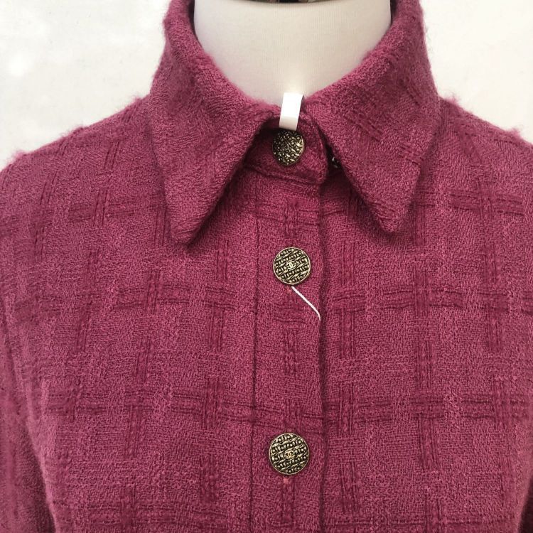 Chanel Chanel Textured Wool Button-Up Jacket Size 36 Size XS / US 0-2 / IT 36-38 - 6 Thumbnail