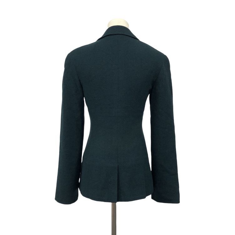 Chanel Chanel Wool Blend Blazer Green Size 36 Size XS / US 0-2 / IT 36-38 - 2 Thumbnail
