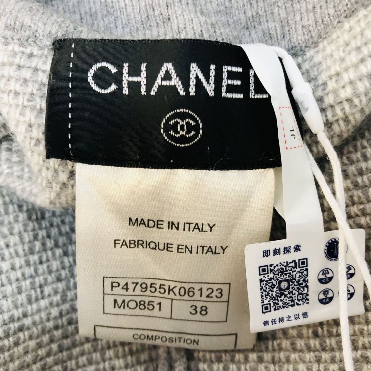 Chanel Chanel Gray Cashmere Joggers Size 38 Size 27" / US 4 / IT 40 - 3 Thumbnail