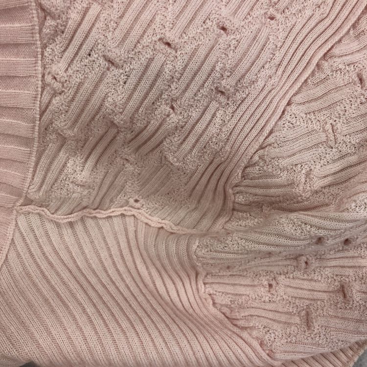 Chanel Chanel Pink Textured Knit Short Sleeve Sweater Size 38 Size S / US 4 / IT 40 - 6 Thumbnail