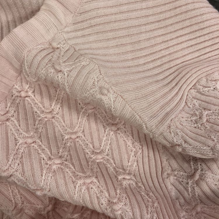 Chanel Chanel Pink Textured Knit Short Sleeve Sweater Size 38 Size S / US 4 / IT 40 - 8 Thumbnail