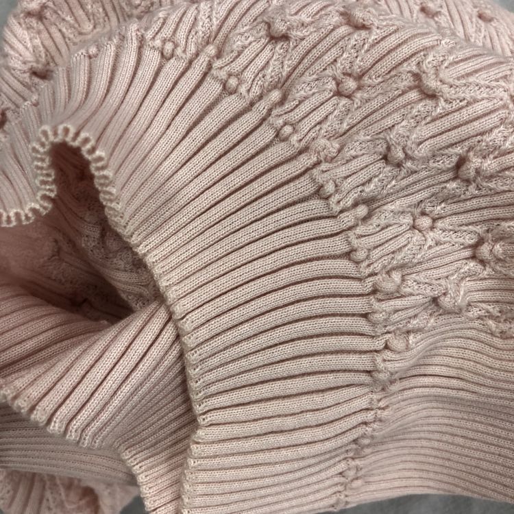Chanel Chanel Pink Textured Knit Short Sleeve Sweater Size 38 Size S / US 4 / IT 40 - 10 Thumbnail