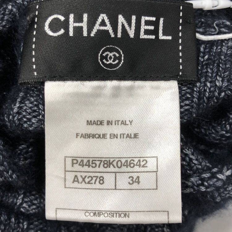 Chanel Chanel Ribbed Knit Turtleneck Sweater Size 34 Size XS / US 0-2 / IT 36-38 - 3 Thumbnail