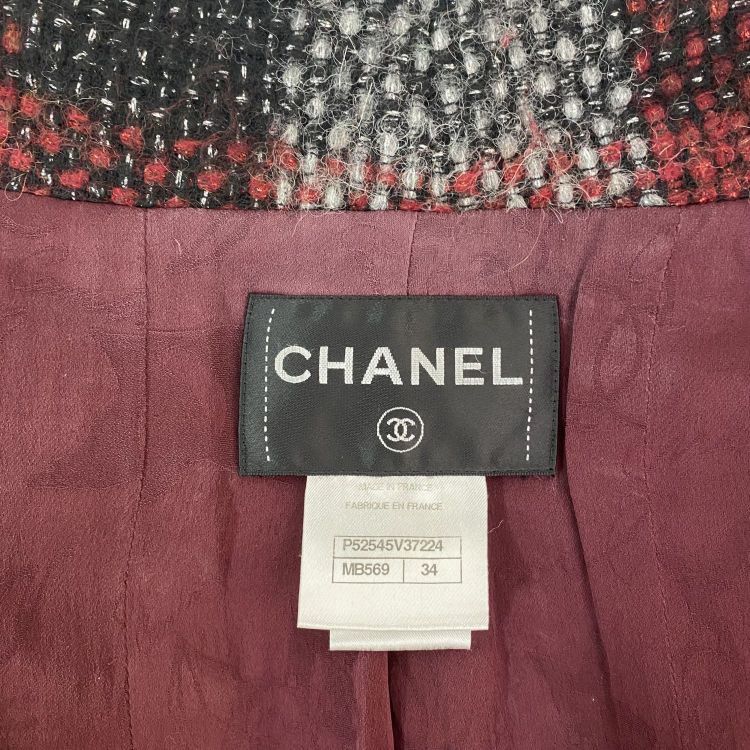 Chanel Chanel Plaid Tweed Jacket Size 34 Size XS / US 0-2 / IT 36-38 - 3 Thumbnail