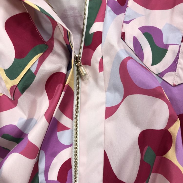 Chanel Chanel Abstract Print Silk Jacket Size 40 Size M / US 6-8 / IT 42-44 - 6 Thumbnail
