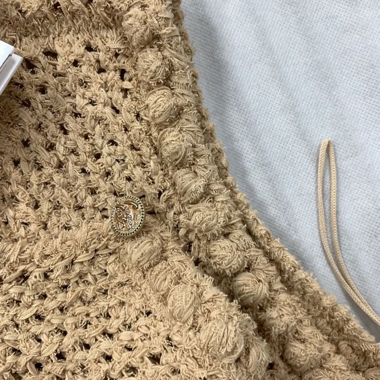 Chanel Chanel Beige Knit Mini Dress Size 38 Size S / US 4 / IT 40 - 7 Thumbnail