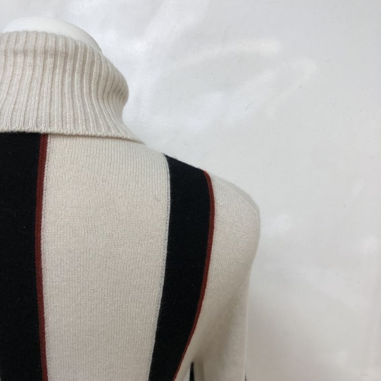 Chanel Chanel Striped Cashmere Turtleneck Sweater Size 36 Size XS / US 0-2 / IT 36-38 - 9 Thumbnail