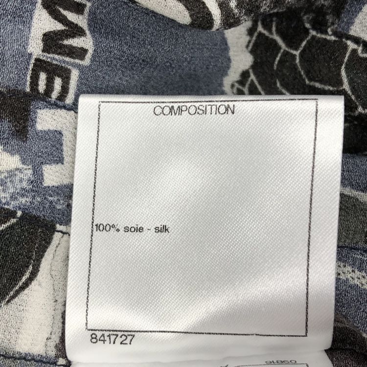 Chanel Chanel Graphic Logo Print Skirt Size 38 Size 27" / US 4 / IT 40 - 4 Thumbnail