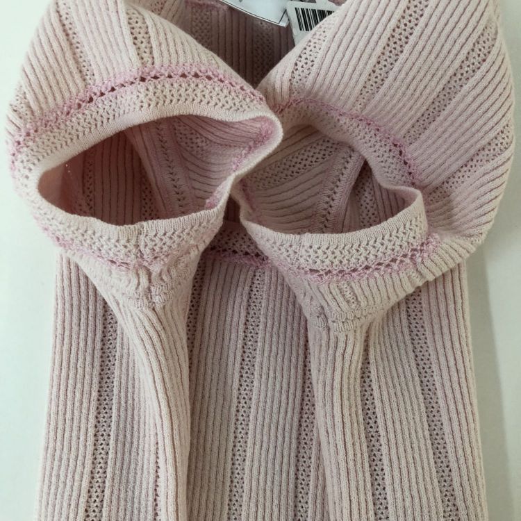 Chanel Chanel Pink Ribbed Short Sleeve Top Size 38 Size S / US 4 / IT 40 - 9 Thumbnail
