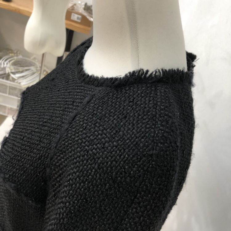 Chanel Chanel Black Fringe Wool Knit Top Size 34 Size XS / US 0-2 / IT 36-38 - 6 Thumbnail
