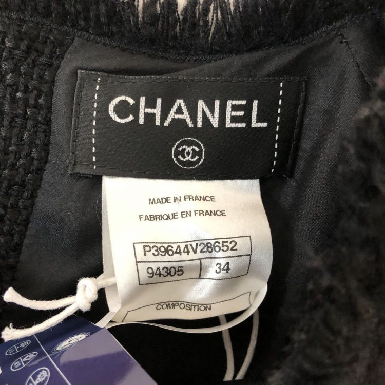 Chanel Chanel Black Fringe Wool Knit Top Size 34 Size XS / US 0-2 / IT 36-38 - 3 Thumbnail