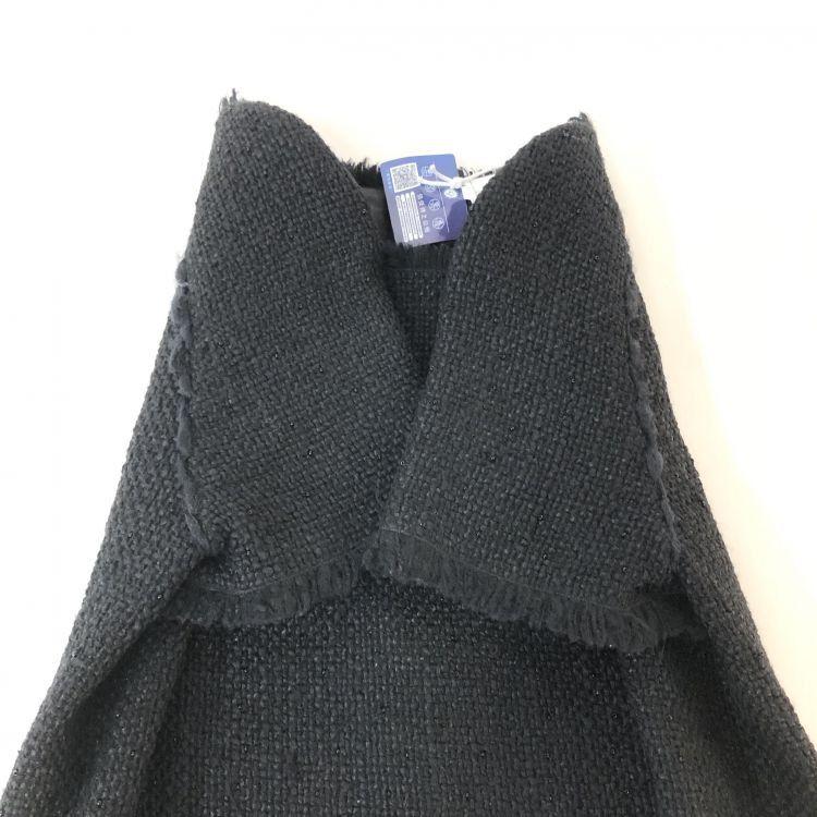 Chanel Chanel Black Fringe Wool Knit Top Size 34 Size XS / US 0-2 / IT 36-38 - 8 Thumbnail