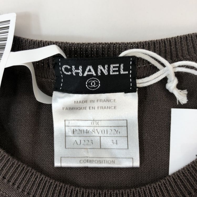 Chanel Chanel Flower Detail Knit Top Size 34 Size XS / US 0-2 / IT 36-38 - 3 Thumbnail