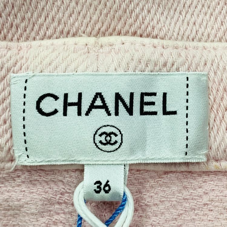 Chanel Chanel Pink Cotton Shorts Size 36 Size 26" / US 2 / IT 38 - 3 Thumbnail