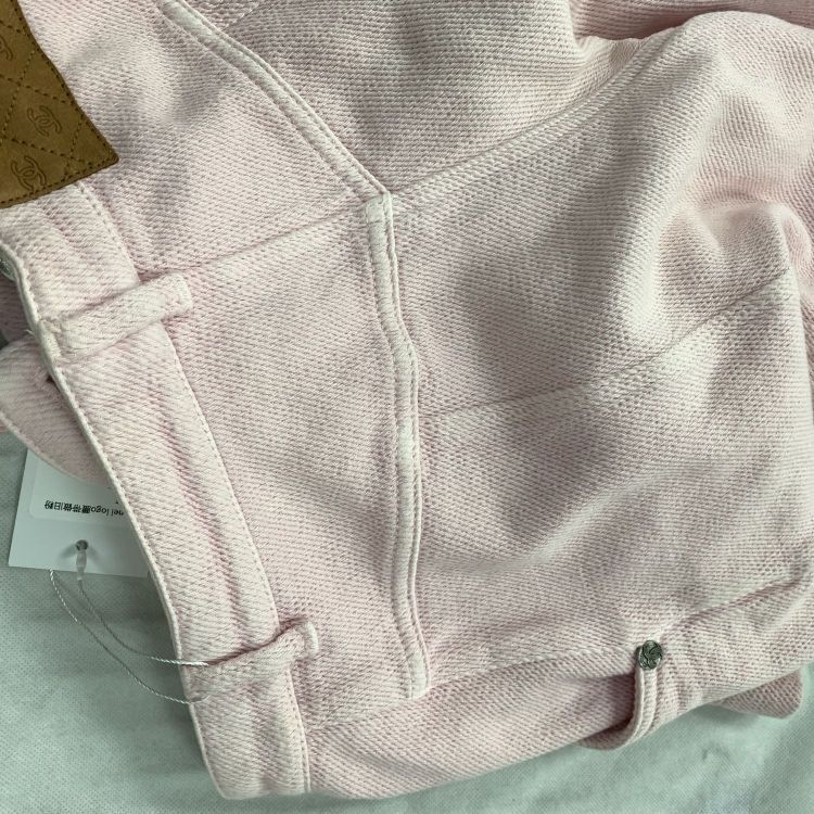 Chanel Chanel Pink Cotton Shorts Size 36 Size 26" / US 2 / IT 38 - 7 Thumbnail