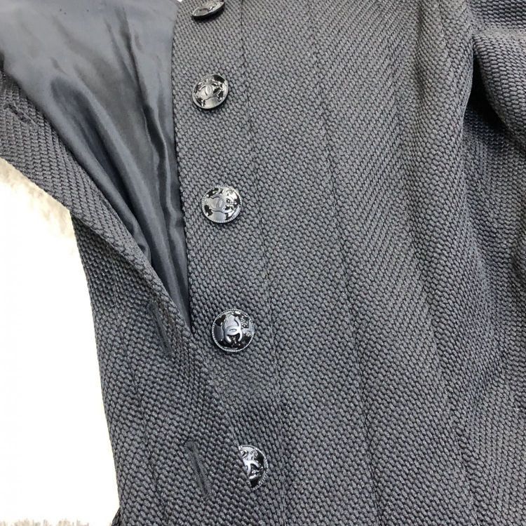 Chanel Chanel Black Ruffle Mini Dress Size 38 Size S / US 4 / IT 40 - 5 Thumbnail