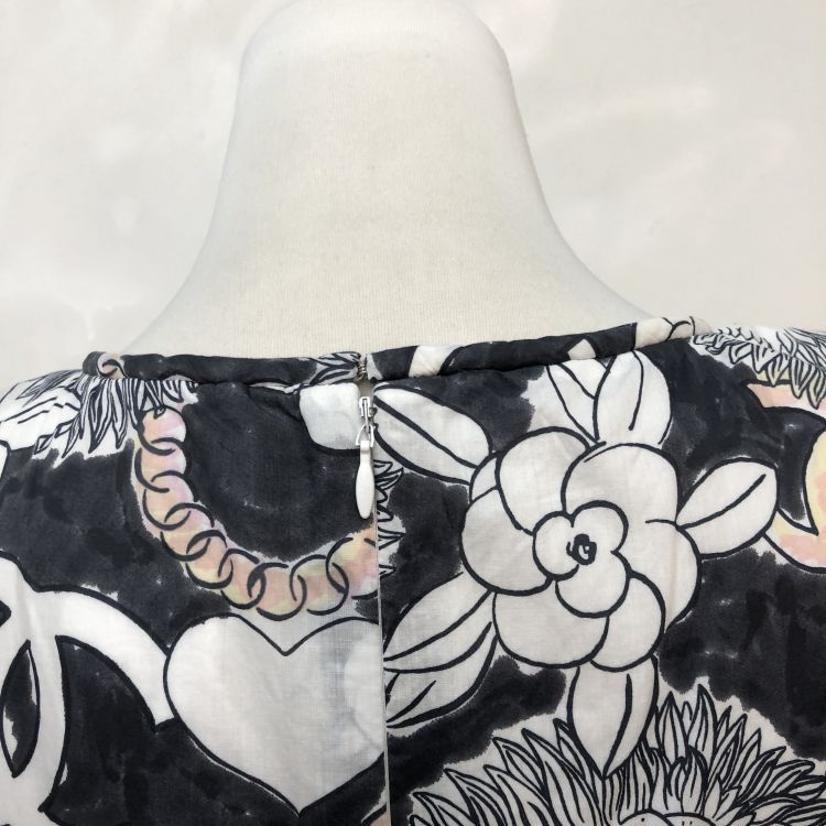 Chanel Chanel Lion Floral Print Midi Dress Size 38 Size S / US 4 / IT 40 - 9 Thumbnail