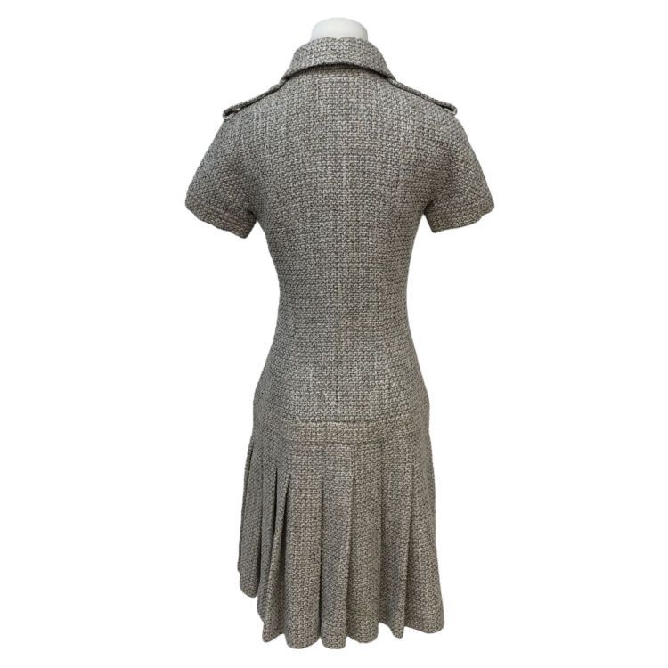 Chanel Chanel Tweed Tie-Neck Dress Size 38 Size S / US 4 / IT 40 - 2 Thumbnail