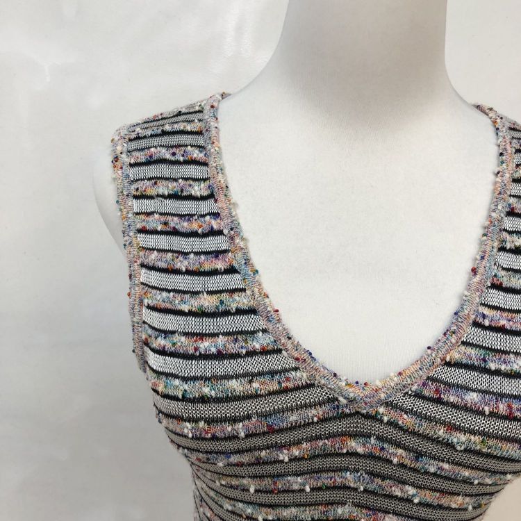 Chanel Chanel Multicolor Striped Midi Dress Size 36 Size XS / US 0-2 / IT 36-38 - 5 Thumbnail