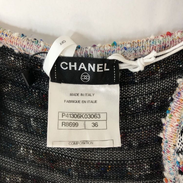 Chanel Chanel Multicolor Striped Midi Dress Size 36 Size XS / US 0-2 / IT 36-38 - 3 Thumbnail